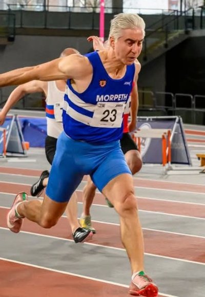 SPEEDY HODGSON TOPS MASTERS 100m RACES